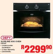 Defy Slimline 600 Oven DBO331