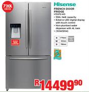 Hisense 720Ltr French Door Fridge H720FS-WD