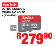 Sandisk Ultra Android Micro SD Card 32GB