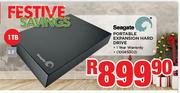 Seagate 1TB Portable Expansion Hard Drive