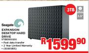 Seagate Expansion Desktop Hard Drive