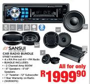 Sansui Car Radio Bundle STREET WARRIOR