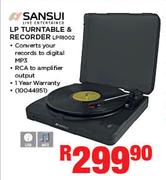 Sansui LP Turntable & Recorder LPR1002 
