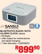 Sansui Bluetooth Radio With Alarm Clock CR1008