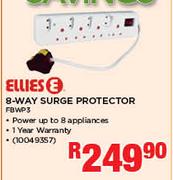 Ellies 8 Way Surge Protector FBWP3