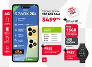 Tecno Spark 20P 4G Box Deal