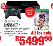 Xbox One Console + Fifa 16 Game Bundle