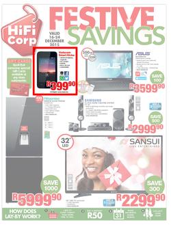 HiFi Corp : Festive Savings (16 Dec - 24 Dec 2015), page 1