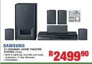 Samsung 5.1 Channel Home Theatre System HTF450