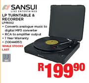Sansui LP Turntable & Recorder LPR1002