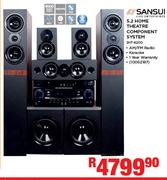 Sansui 5.2 Home Theatre Component System SHT-6200
