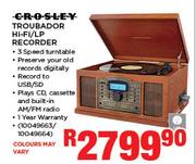 Crosley Troubador Hi-Fi/LP Recorder