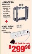 Mountpro Bracket Plus 8-Way Surge Protector