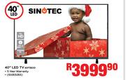 Sinotec 40" LED TV 40F360D