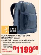 Case Logic SLR Camera + Notebook Backpack Black