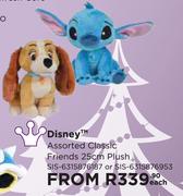 Disney Assorted Classic Friends 25cm Plush SIS-6315876187 Or SIS-6315876953-Each