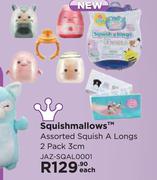 Squishmallows Assorted Squish A Longs 2 Pack 3cm JAZ-SQAL0001-Each