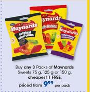 Maynards Sweets 75g, 125g Or 150g-Per Pack