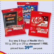 Nestle Mini's 153g, 200g, Or 210g-Per Pack