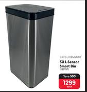 Homemax 50l Sensor Smart Bin 399257-Each