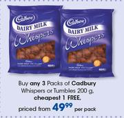 Cadbury Whispers Or Tumbles-200g