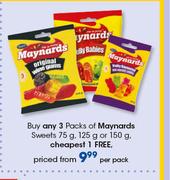 Maynards Sweets -75g,125g Or 150g Per Pack