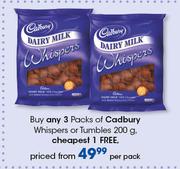 Cadbury Whispers Or Tumbles-200g