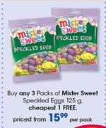 Mister Sweet Speckled Eggs-125g Per Pack