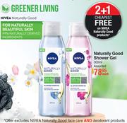 Nivea Naturally Good Shower Gel Assorted-300ml Each