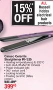 Russell Hobbs Caruso Ceramic Straightener RHS25