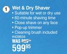 Barbasol Wet & Dry Shaver