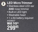 Barbasol LED Micro Trimmer
