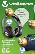 Volkano Impulse Series Bluetooth Headphones