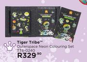 Tiger Tribe Outerspace Neon Colouring Set TT6-0240