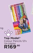 Top Model Colour Pencils (12's Pack) TM-D6694