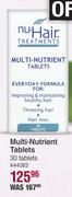 Nu Hair Multi Nutrient Tablets-30 Tablets