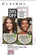Clairol Natural Instincts Hair Colour Dye-Each
