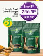Lifestyle Food Ground Ginger-For 2 x 100g