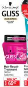 Schwarzkopf Gliss Hair Repair Treatment Assorted-300ml