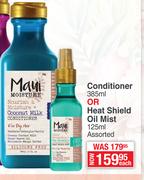 Maui Conditioner 385ml Or Heat Shield Oil Mist 125ml Assorted-Each
