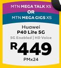 Huawei P40 Lite 5G Enabled/HD Voice-On MTN Mega Talk XS Or MTN Mega Gigs XS