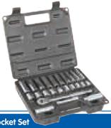 24 Piece 3/8" Socket Set MFT06030-Per Set