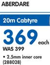 Aberdare 20M Cabtyre