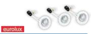 Eurolux Straight Downlight Kit Curve 3 pack-Per Pack