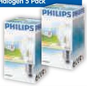 Philips 70W Halogen Or 42W Halogen 5 pack-Per Pack