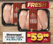 Riversmead Chicken Fillets 4's/8's/12's-Per Kg