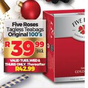 Five Roses Tagless Teabags Original-100's