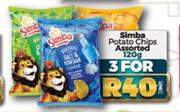 Simba Potato Chips Assorted-For 3 x 120g