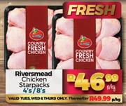 Riversmead Chicken Starpacks 4's/8's-Per Kg