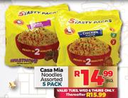 Casa Mia Noodles Assorted 5 Pack-Per Pack